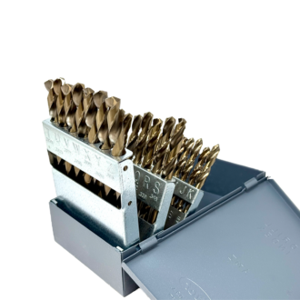 Cobalt Predator Drill Bit Set Sizes A through Z