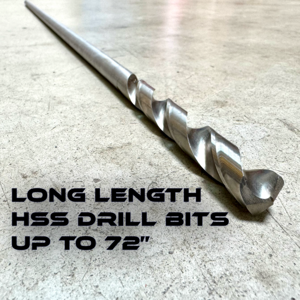 HSS Long Length Drill Bit in Aircraft Extension Style